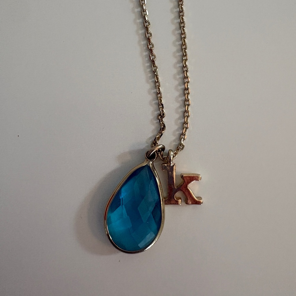 Letter k necklace